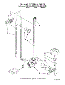 04 - Fill And Overfill Parts parts for Maytag Dishwasher JDB3000AWS3 from AppliancePartsPros.com