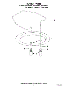 08 - Heater Parts parts for Maytag Dishwasher JDB3600AWX3 from AppliancePartsPros.com