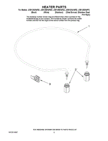 05 - Heater Parts parts for Maytag Dishwasher JDB1255AWP2 from AppliancePartsPros.com