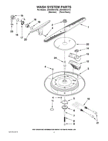 03 - Wash System Parts parts for Maytag Dishwasher JDD4000AWX3 from AppliancePartsPros.com