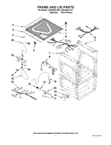05 - Frame And Lid Parts parts for Maytag Dishwasher JDD4000AWX3 from AppliancePartsPros.com