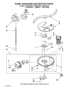 06 - Pump, Washarm And Motor Parts parts for Maytag Dishwasher JDB3600AWP2 from AppliancePartsPros.com