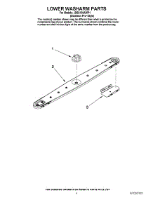 04 - Lower Washarm Parts parts for Maytag Dishwasher JDB2150AWP1 from AppliancePartsPros.com