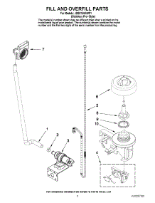 06 - Fill And Overfill Parts parts for Maytag Dishwasher JDB2150AWP1 from AppliancePartsPros.com