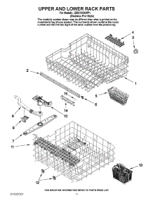 09 - Upper And Lower Rack Parts parts for Maytag Dishwasher JDB2150AWP1 from AppliancePartsPros.com