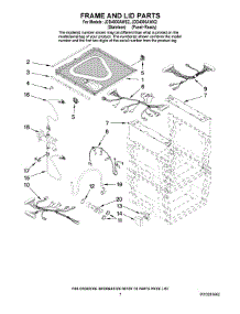05 - Frame And Lid Parts parts for Maytag Dishwasher JDD4000AWS2 from AppliancePartsPros.com