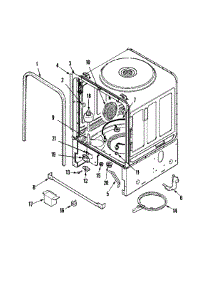 03 - Inner Tub parts for Jenn-Air Dishwasher JDB9910AWQ from AppliancePartsPros.com