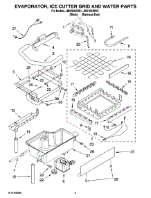 02 - Evaporator, Ice Cutter Grid And Water Parts parts for Maytag Ice Machine JIM158XBRS1 from AppliancePartsPros.com