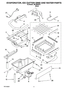 02 - Evaporator, Ice Cutter Grid And Water Parts parts for Maytag Ice Machine JIM158XBCX1 from AppliancePartsPros.com