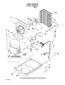 05 - Unit Parts parts for Jenn-Air Ice Machine JIM158XXCX0 from AppliancePartsPros.com