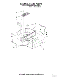 04 - Control Panel Parts parts for Maytag Ice Machine JIM158XWRB0 from AppliancePartsPros.com