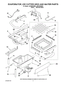 02 - Evaporator, Ice Cutter Grid And Water Parts parts for Maytag Ice Machine JIM158XWRS0 from AppliancePartsPros.com