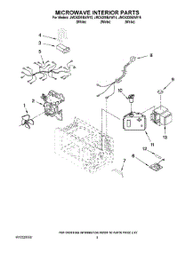 05 - Microwave Interior Parts parts for Maytag Microwave JMC5200BAW15 from AppliancePartsPros.com