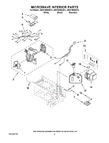 05 - Microwave Interior Parts parts for Maytag Microwave JMC9158BAW13 from AppliancePartsPros.com