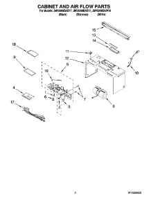 02 - Cabinet And Air Flow Parts parts for Maytag Microwave JMV8208BAW18 from AppliancePartsPros.com