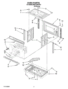 02 - Oven Parts parts for Maytag Microwave JMC8130DDR10 from AppliancePartsPros.com