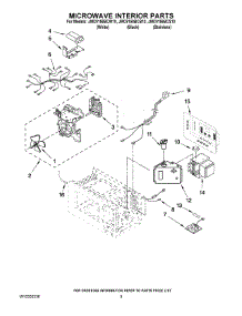 05 - Microwave Interior Partsq parts for Maytag Microwave JMC9158BCW10 from AppliancePartsPros.com