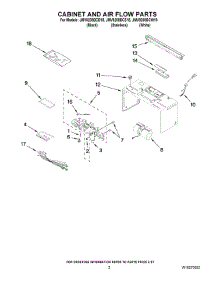 02 - Cabinet And Air Flow Parts parts for Maytag Microwave JMV8208BCB18 from AppliancePartsPros.com