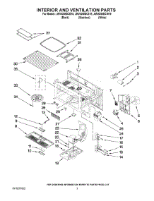 03 - Interior And Ventilation Parts parts for Maytag Microwave JMV8208BCS18 from AppliancePartsPros.com