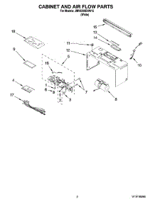 02 - Cabinet And Air Flow Parts parts for Maytag Microwave JMV8208BAW15 from AppliancePartsPros.com
