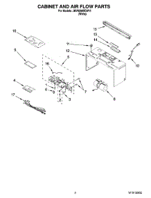 02 - Cabinet And Air Flow Parts parts for Maytag Microwave JMV8208BCW15 from AppliancePartsPros.com