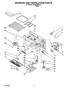 03 - Interior And Ventilation Parts parts for Maytag Microwave JMV8208BCW15 from AppliancePartsPros.com