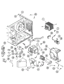 04 - Internal Controls parts for Jenn-Air Microwave JMC8100ADB from AppliancePartsPros.com