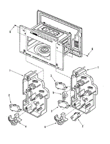 04 - Interlock Switches parts for Jenn-Air Microwave JMC8127DDW from AppliancePartsPros.com