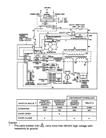 06 - Wiring Information parts for Jenn-Air Microwave JMC8100ADW from AppliancePartsPros.com