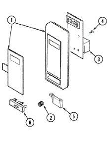 02 - Control Panel parts for Jenn-Air Microwave JMC7010ADW from AppliancePartsPros.com