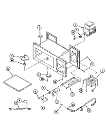 07 - Internal Controls parts for Jenn-Air Microwave M439B1 from AppliancePartsPros.com
