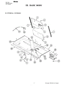 02 - Body parts for Jenn-Air Microwave M400 from AppliancePartsPros.com
