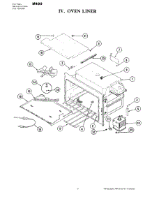 06 - Oven Liner parts for Jenn-Air Microwave M400 from AppliancePartsPros.com