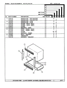 06 - Trim parts for Jenn-Air Microwave M167B from AppliancePartsPros.com