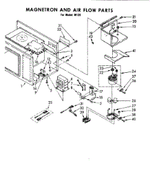 04 - Magnetron Assembly parts for Jenn-Air Microwave M120 from AppliancePartsPros.com