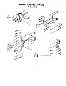 05 - Wiring Harness parts for Jenn-Air Microwave M120 from AppliancePartsPros.com