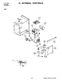 05 - Internal Controls parts for Jenn-Air Microwave M406 from AppliancePartsPros.com