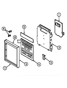 Control Panel parts for Jenn-Air Microwave M457B from AppliancePartsPros.com