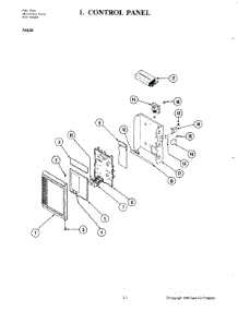 02 - Control Panel parts for Jenn-Air Microwave M420 from AppliancePartsPros.com