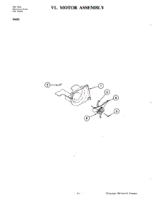 06 - Motor Assy. parts for Jenn-Air Microwave M420 from AppliancePartsPros.com