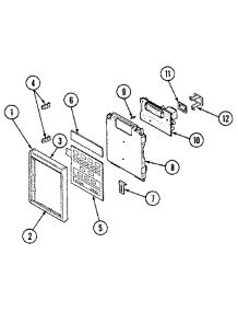 Control Panel parts for Jenn-Air Microwave M436 from AppliancePartsPros.com