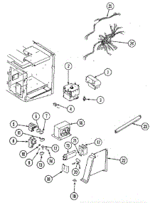 Internal Controls parts for Jenn-Air Microwave M436 from AppliancePartsPros.com