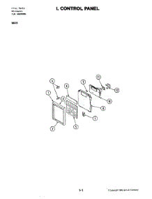 02 - Control Panel parts for Jenn-Air Microwave M416 from AppliancePartsPros.com