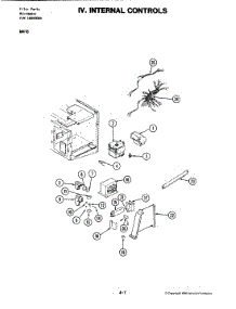 04 - Internal Controls parts for Jenn-Air Microwave M416 from AppliancePartsPros.com