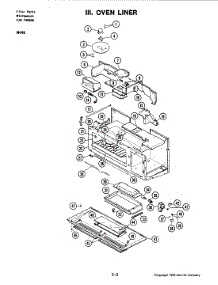 06 - Oven Liner (M446) parts for Jenn-Air Microwave M446 from AppliancePartsPros.com
