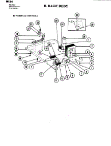 02 - Body parts for Jenn-Air Microwave M124 from AppliancePartsPros.com