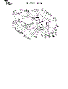 05 - Liner parts for Jenn-Air Microwave M124 from AppliancePartsPros.com