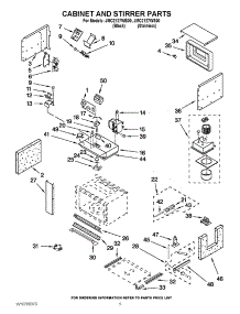 04 - Cabinet And Stirrer Parts parts for Maytag Microwave JMC2127WS00 from AppliancePartsPros.com