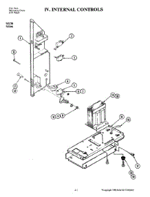 04 - Internal Controls parts for Jenn-Air Microwave M130 from AppliancePartsPros.com