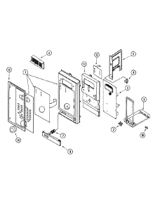 02 - Control Panel parts for Maytag Microwave JMV8100AAQ from AppliancePartsPros.com